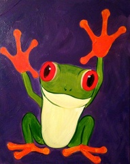 Tree Frog - 16x20 inch